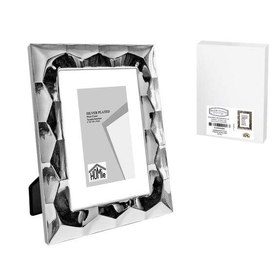 Zitaget Photo of Κορνίζα Επάργυρη με Γωνίες 3d 10x15cm Homie 321996