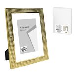 Zitaget Photo of Κορνίζα Ατσάλινη με Χρυσή Πλέξη 13x18cm Homie 322074