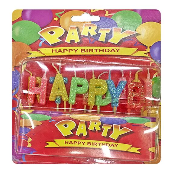 Zitaget Photo of Κεριά Happy Birthday Χρυσόσκονη  Homie 3768
