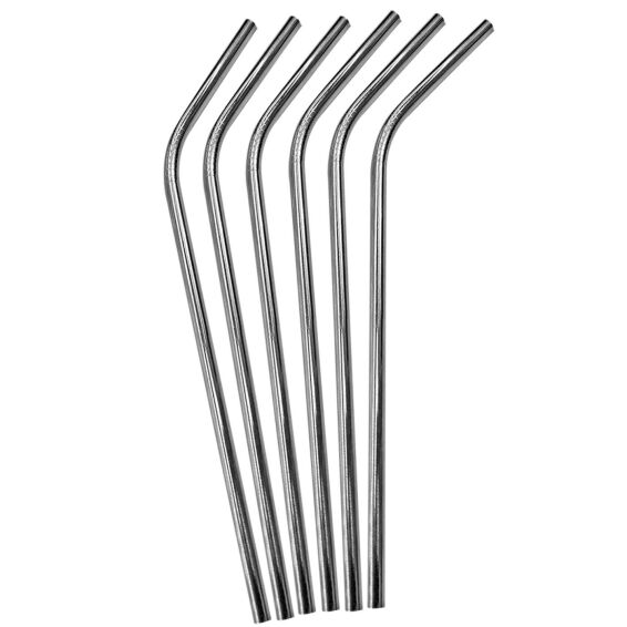 Zitaget Photo of Καλαμάκι Stainless Ασημί με Κλίση 21cm Homie 3774