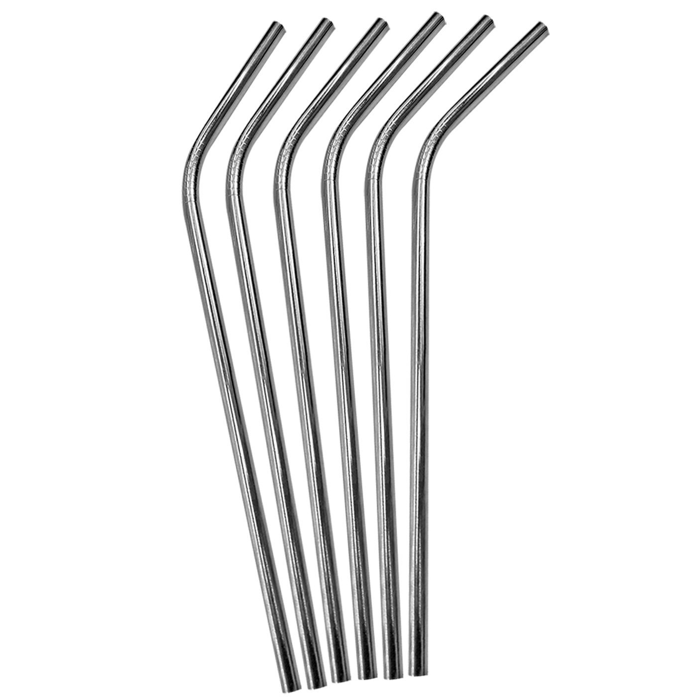 17-54 Zitaget Photo of Καλαμάκι Stainless Ασημί με Κλίση 21cm Homie 3774