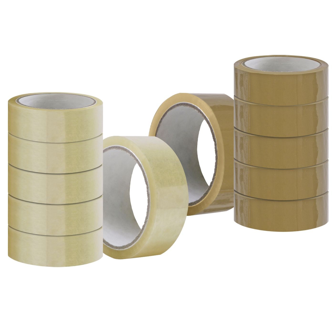 19-55 Zitaget Photo of Ταινία Συσκευασίας 38mm Καφέ-Διάφανη 38mm x 66m JustNote 3975