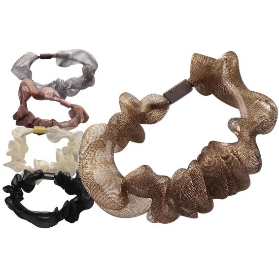 Zitaget Photo of Σούρα Μαλλιών Λεπτή Σατέν Scrunchies ø10cm 4teen4ty 401374