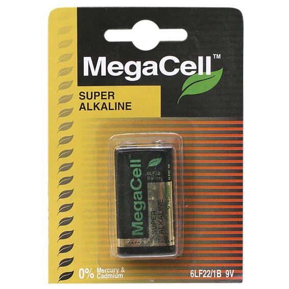 Zitaget Photo of Μπαταρίες Αλκαλικές 9V *  MegaCell