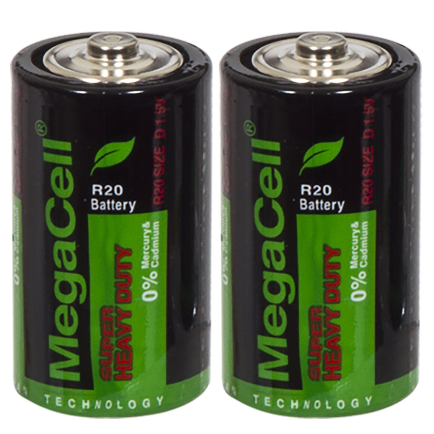 4-7 Zitaget Photo of Μπαταρίες Απλές Μεγάλες D * MegaCell MC-R20-2S