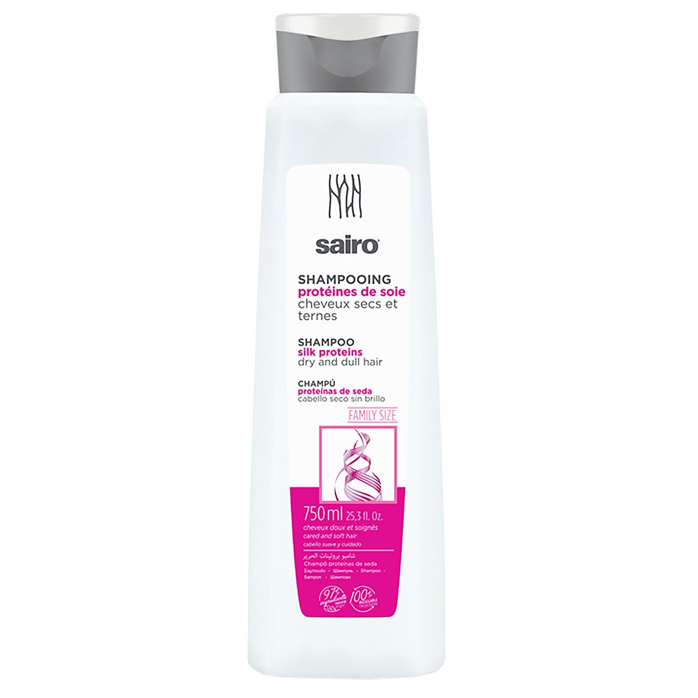5-106 Zitaget Photo of Σαμπουάν με Πρωτείνες Μεταξιού 750ml Sairo 5116
