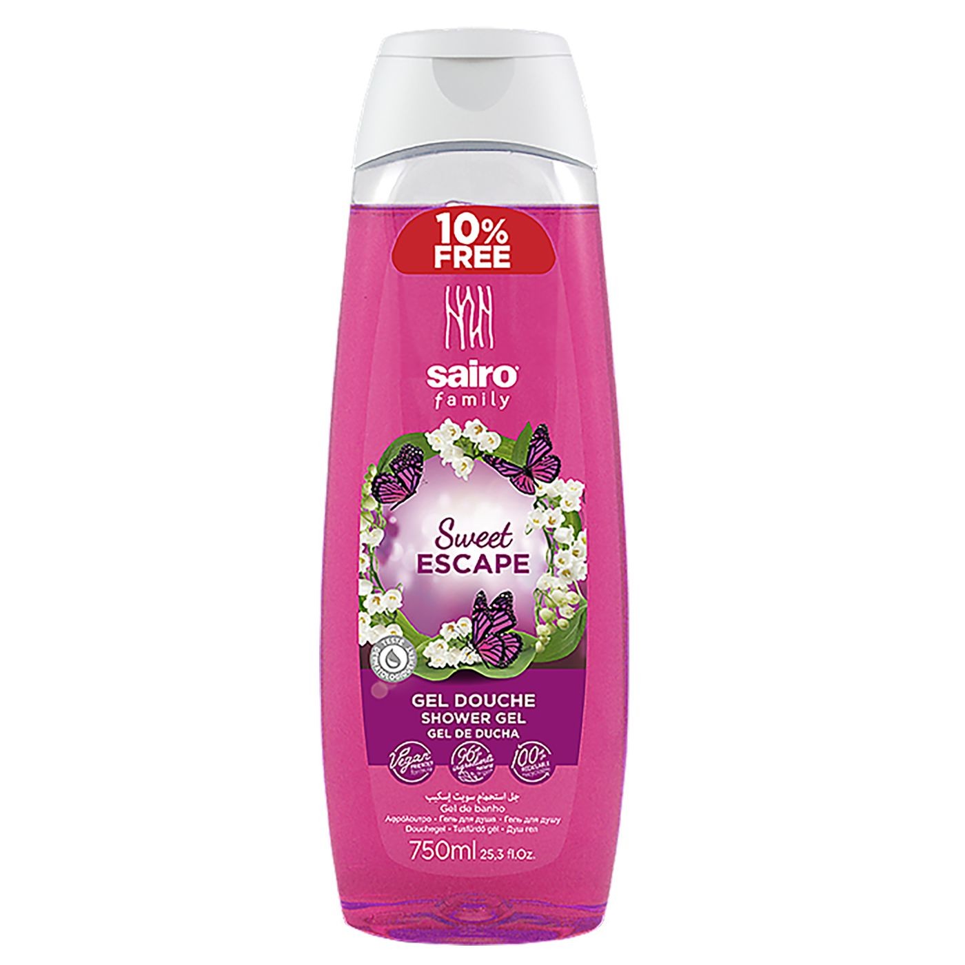 5-110 Zitaget Photo of Αφρόλουτρο Sweet Escape Sairo 750ml Sairo 8741