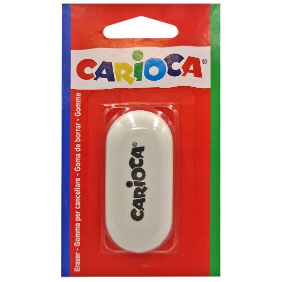 Zitaget Photo of Γόμα Λευκή Carioca Blister 5x3cm Carioca 40142