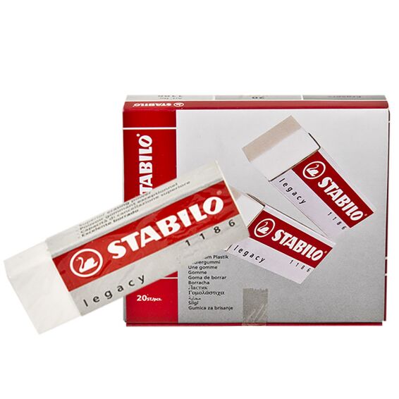 Zitaget Photo of Γόμα Stabilo Λευκή πακ=20τεμ  Stabilo