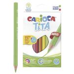 Zitaget Photo of Ξυλομπογιά Carioca Jumbo σετ=12χρωματα  Carioca 42789