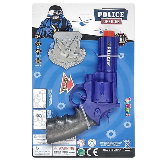 Zitaget Photo of Περίστροφο Μπαταρίας Police try me 23x15x3cm ToyMarkt 88810