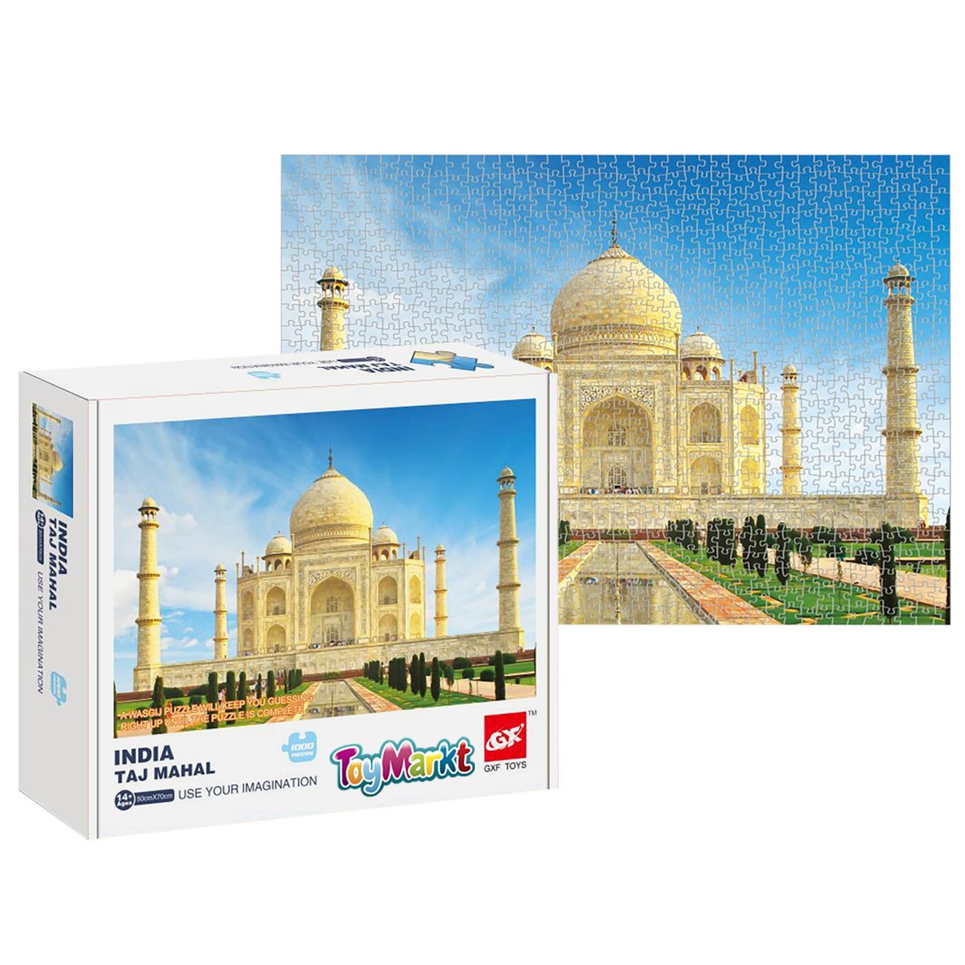 69-1755 Zitaget Photo of Παζλ 1000 τεμ taj Mahal India 25x20x5cm ToyMarkt 891775