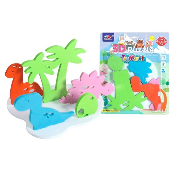 Zitaget Photo of Παζλ eva Δεινόσαυροι 3d 27x23x2cm ToyMarkt 891803