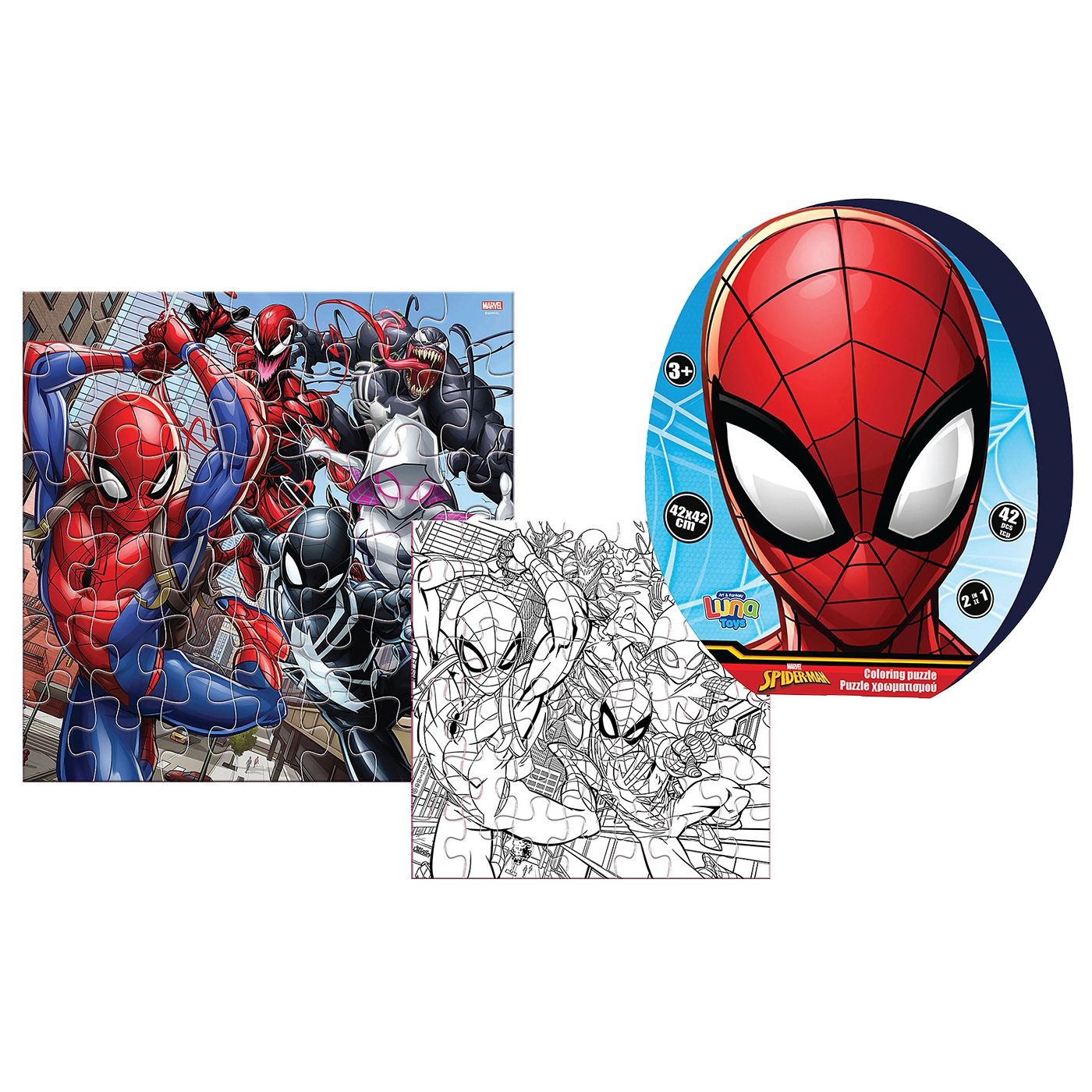 69-1902 Zitaget Photo of Παζλ 42τεμ Spiderman 42x42cm Spiderman 000508709