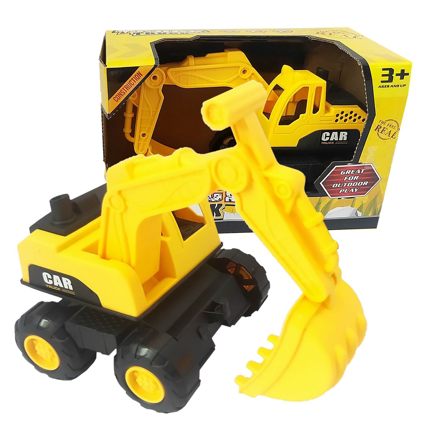 70-2068 Zitaget Photo of Εκσκαφέας 19cm Friction Touch Truck 20x13x11cm ToyMarkt 902088