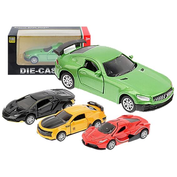 Zitaget Photo of Die Cast Pull Back 1:60 Σούπερ καρ 12x6x5cm ToyMarkt 902316