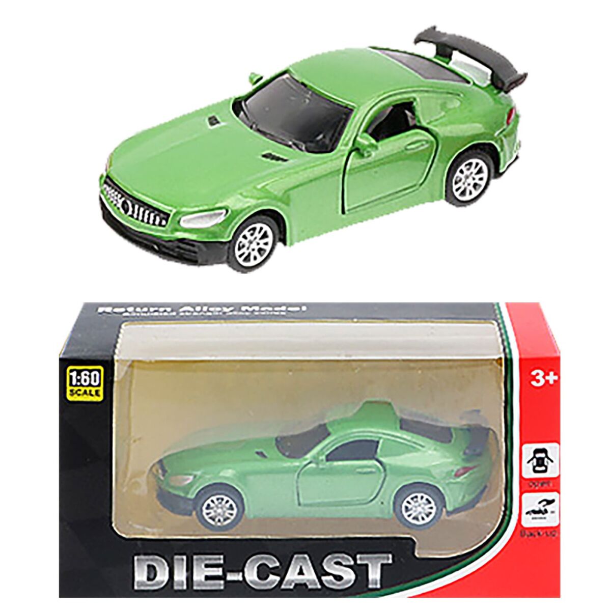Die Cast Pull Back 1:60 Σούπερ καρ 12x6x5cm ToyMarkt 902316 - Image 2