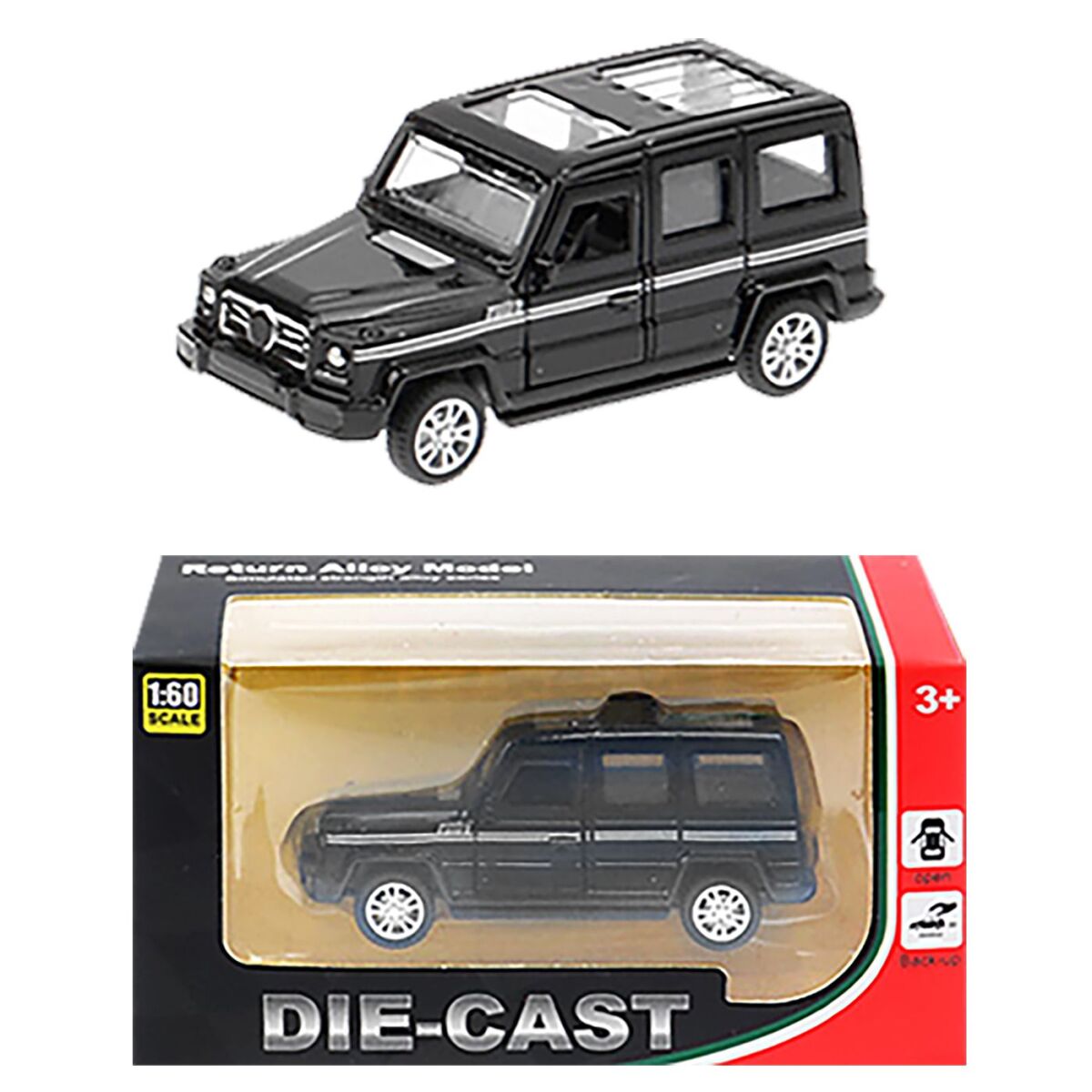 Die Cast Pull Back 1:60 off Road 12x6x5cm ToyMarkt 902317 - Image 2