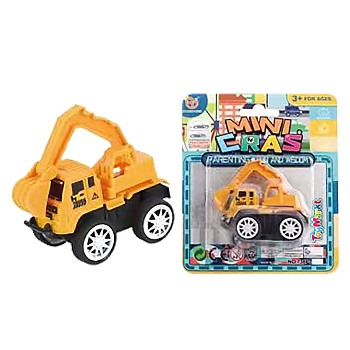 Μίνι Δομικά Pull Back σε Καρτέλα 12x14x3cm ToyMarkt 902323 - Image 2