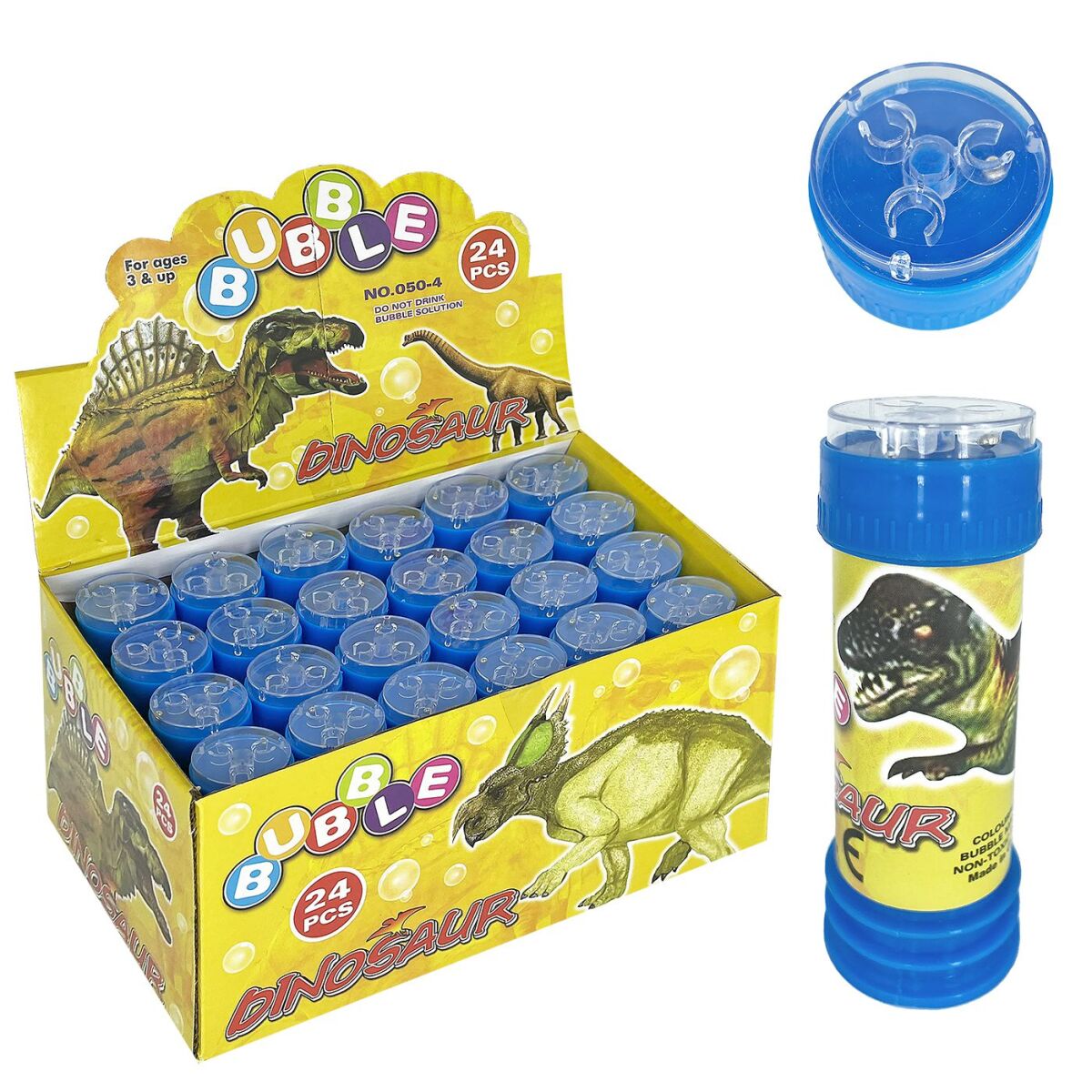 Σαπουνόφουσκες Σχέδιο Δεινόσαυροι 11x4cm 55ml ToyMarkt 912853 - 24 τεμ. - Image 2