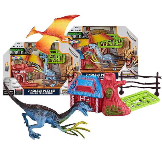 Zitaget Photo of Δεινόσαυροι & Σπιτάκια Κουτί Dinosaur World 24x17x7cm ToyMarkt 913386