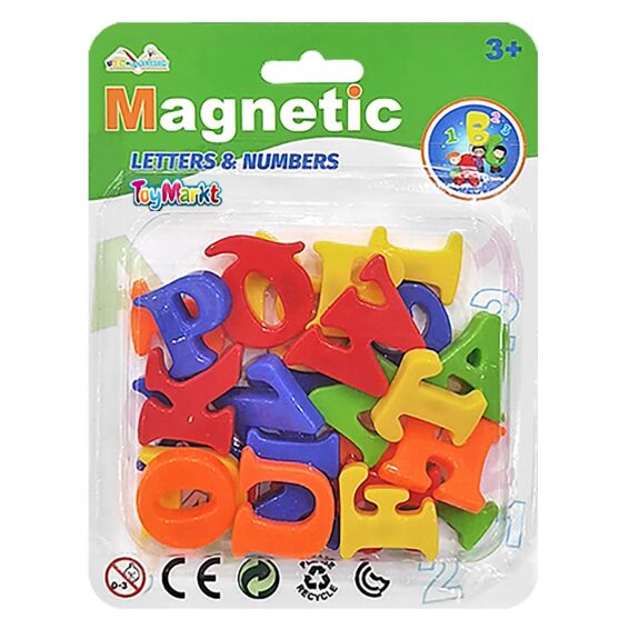 Zitaget Photo of Μαγνητικά Γράμματα Μικρή Καρτέλα 18x14x2cm ToyMarkt 913511