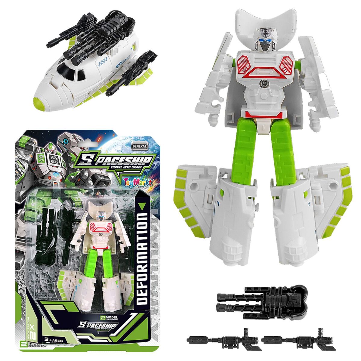 Ήρωας Robot-Όχημα σε Καρτέλα 17x26x5cm ToyMarkt 913521 - Image 2