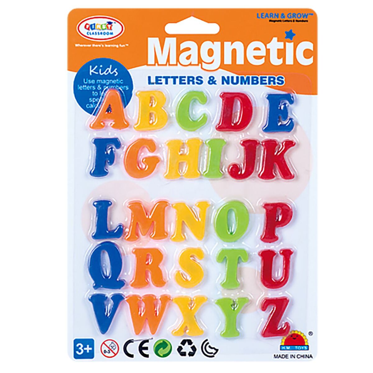 Μαγνητικά Γράμματα & Αριθμοί σε Καρτέλα 15x21cm ToyMarkt 913533 - Image 2