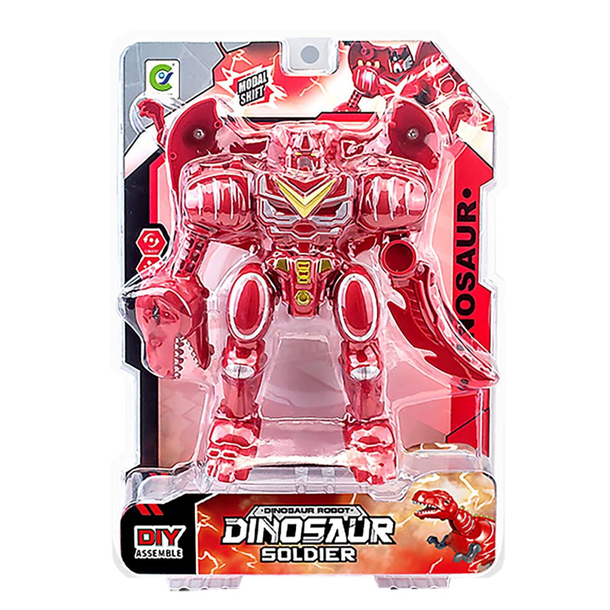 Robot-Δεινόσαυρος 2 σε 1 σε Καρτέλα 19x26x6cm ToyMarkt 913565 - Image 2