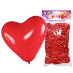 Zitaget Photo of Σετ 50 Μπαλόνια Καρδιά Κόκκινη 23cm ToyMarkt 913590