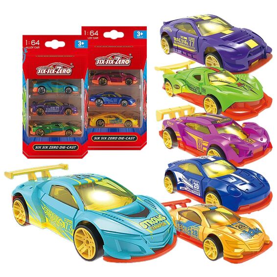 Zitaget Photo of Σετ 3 Οχήματα die Cast Metal Free Wheels 19x10x3