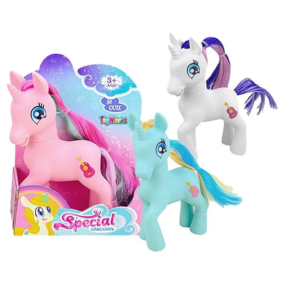 Zitaget Photo of Μονόκερος με Μακριά Χαίτη Special Unicorn 16x12x5cm ToyMarkt 922092