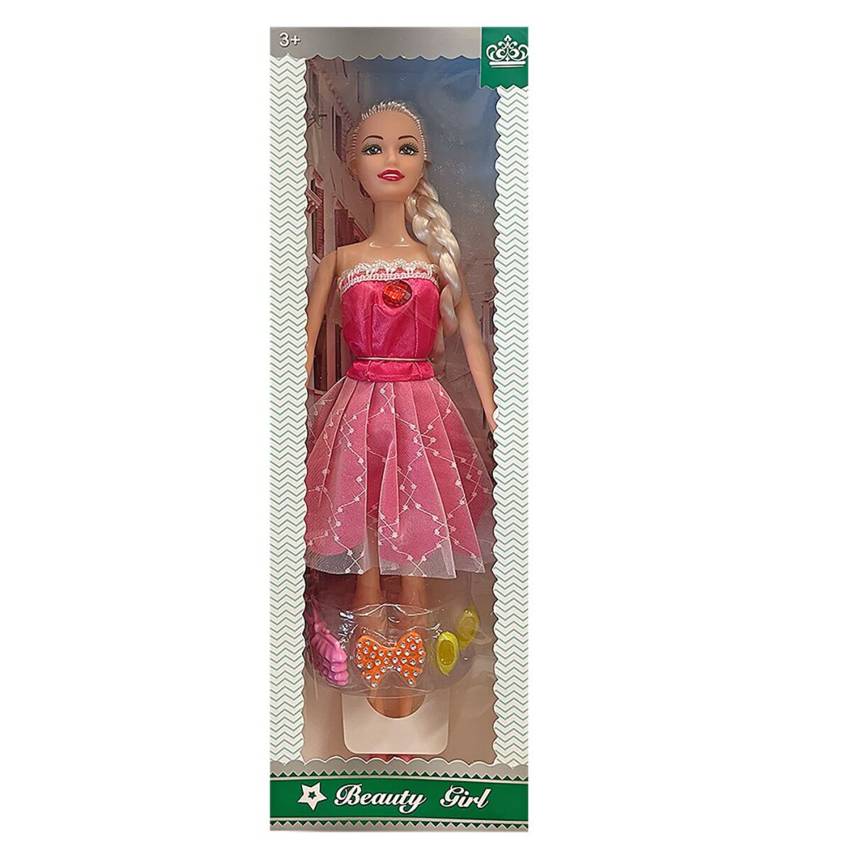 Κούκλα 28cm Καλοκαιρινό Φόρεμα 10x32x4cm ToyMarkt 922112 - 8 τεμ. - Image 2