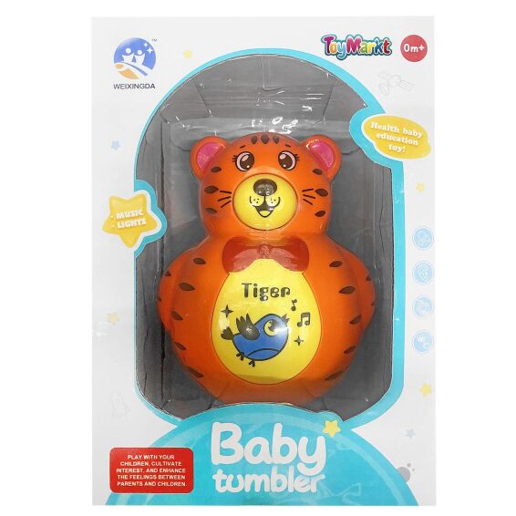 Zitaget Photo of Βρεφικό Happy Tiger Μπαταρίας 18x13x11cm ToyMarkt 941117