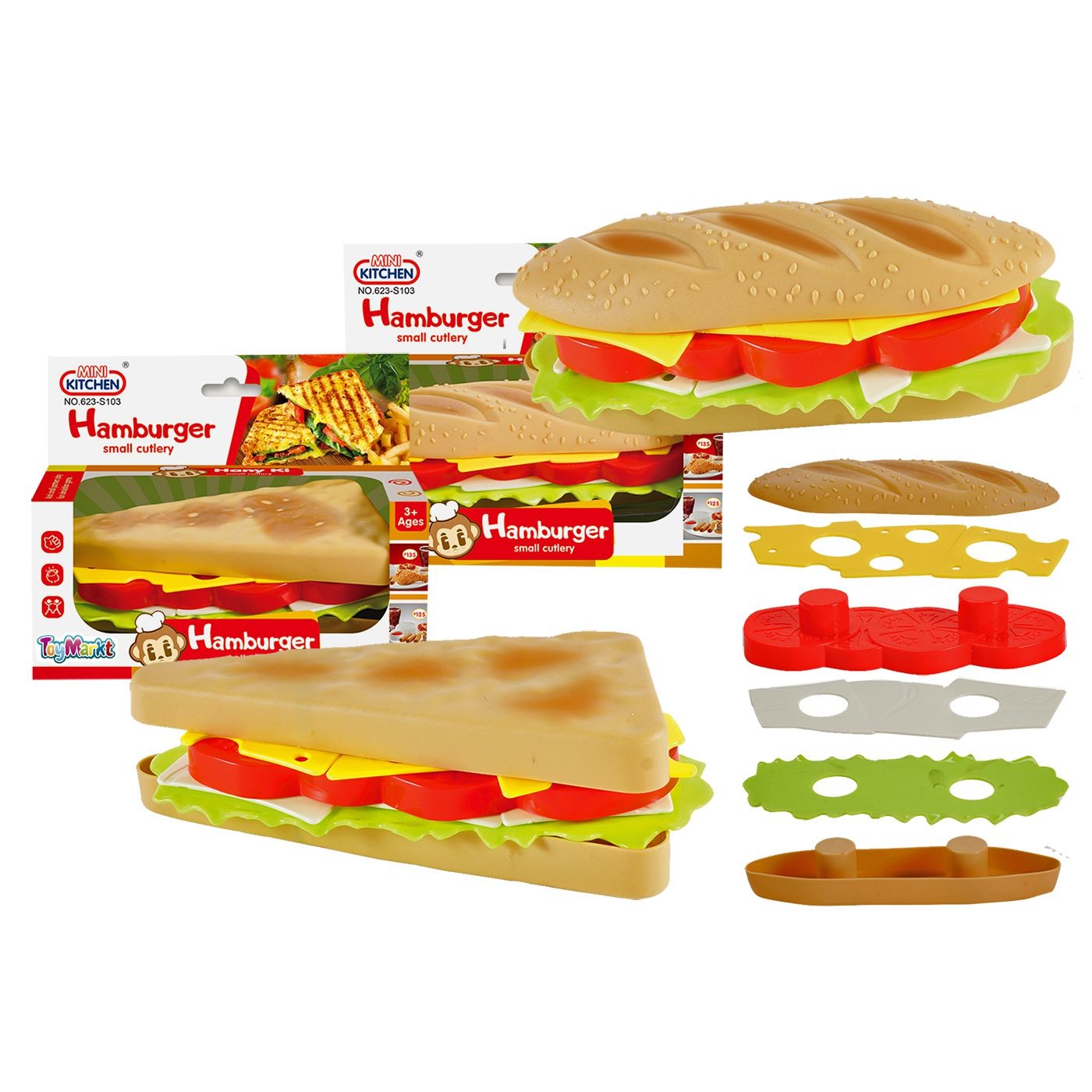 77-1169 Zitaget Photo of Hamburger diy σε Κουτί 15x12x7cm ToyMarkt 971189