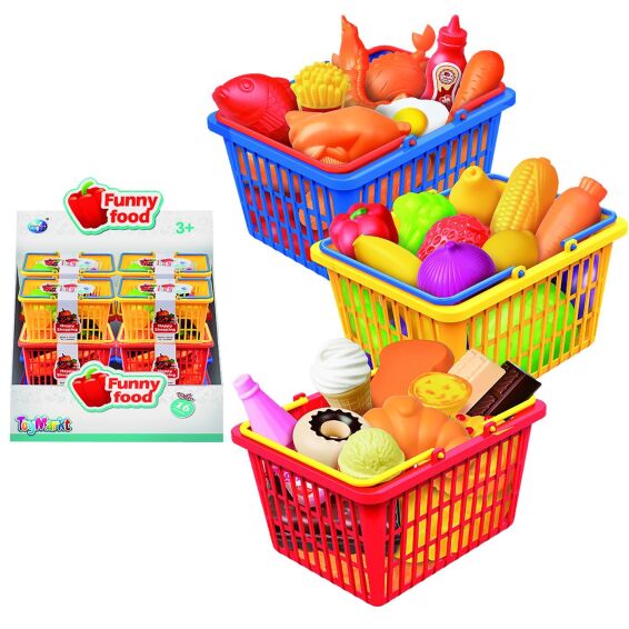 Zitaget Photo of Καλαθάκι Κουζινικά Μικρό Funny Food 16x12x9cm ToyMarkt 971274