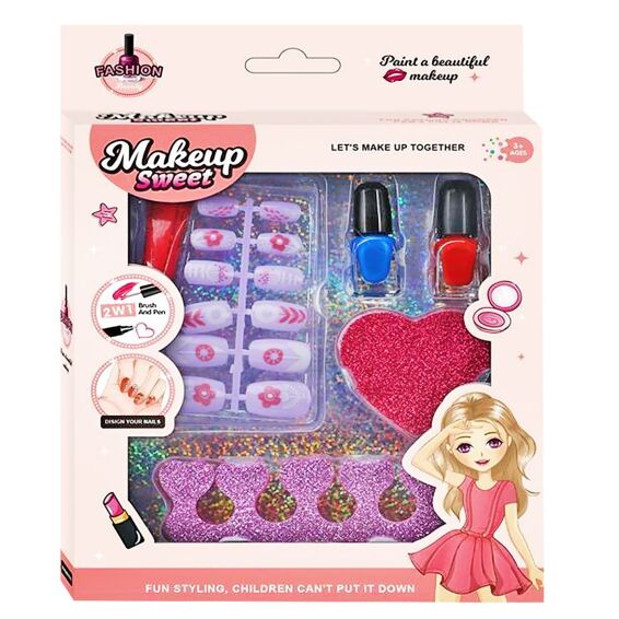 Zitaget Photo of Σετ Νυχιών Make up Sweet 21x16x3cm ToyMarkt 971297