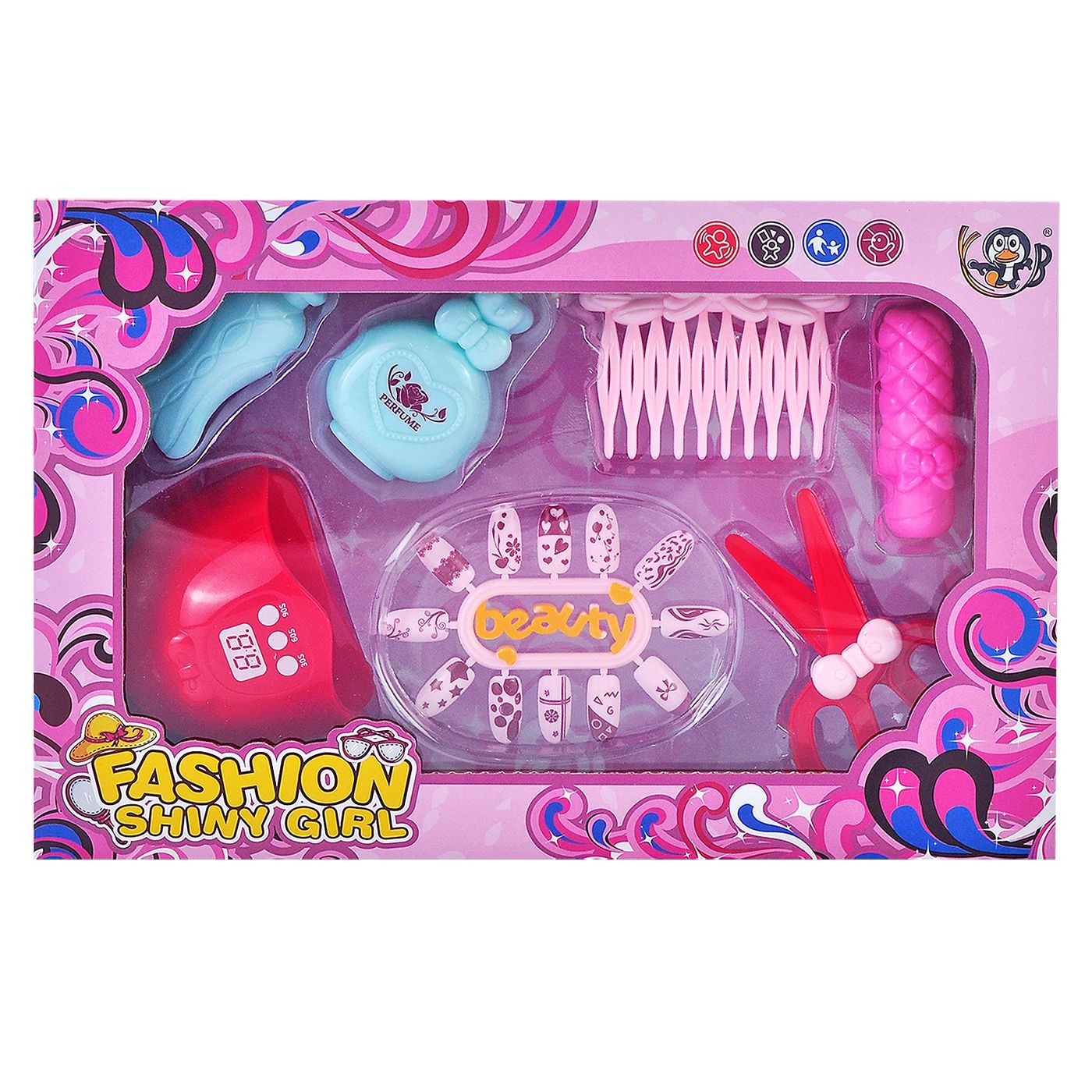 77-1316 Zitaget Photo of Σετ Νυχιών σε Κουτί Fashion Shiny Girl 28x18x6cm ToyMarkt 971336