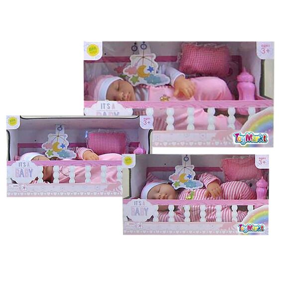 Zitaget Photo of Ξαπλωμένο Μωράκι 35cm Μπαταρίας 36x20x12cm ToyMarkt 98213