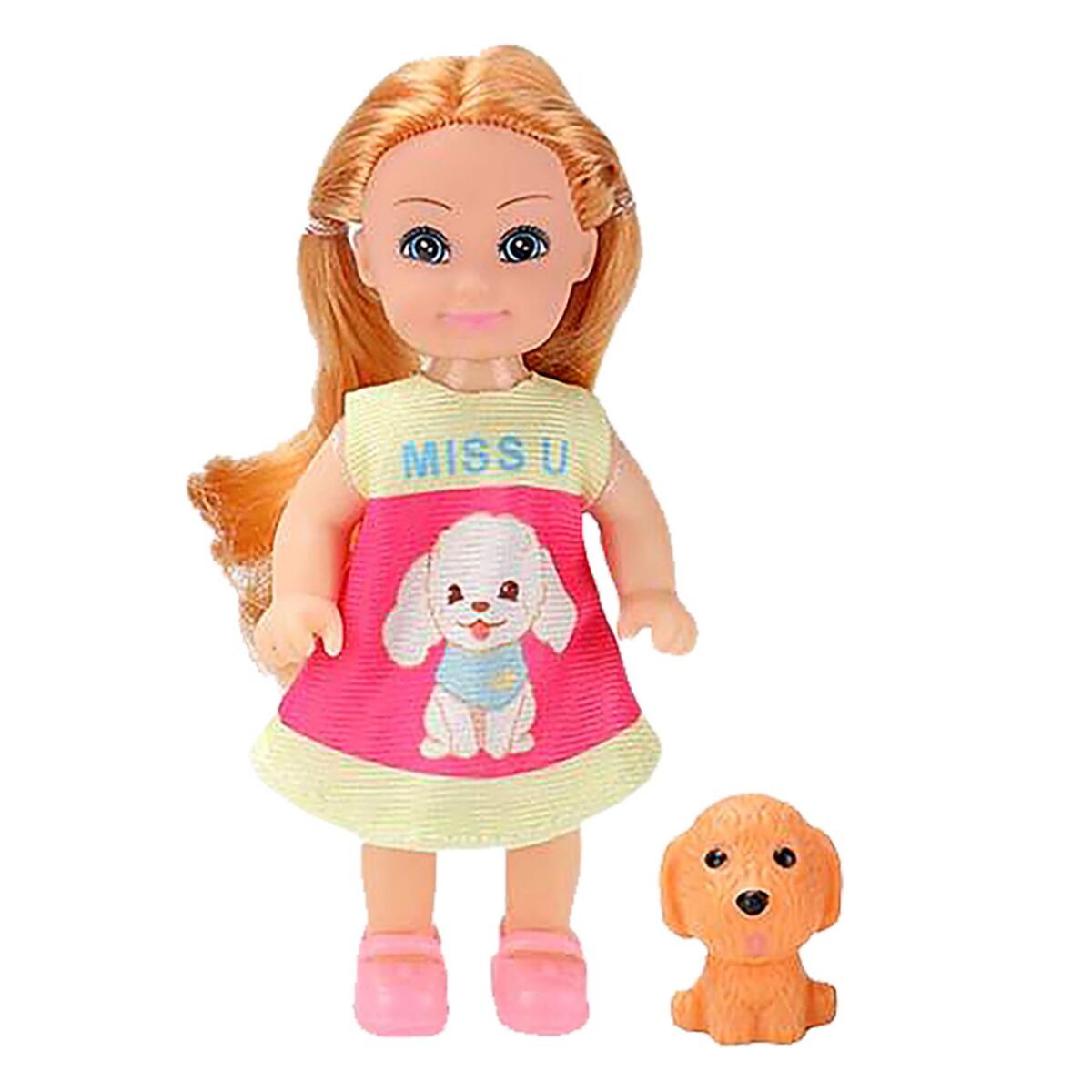 Κούκλα 11cm & Ζωάκι pet 8x16x4cm ToyMarkt 98249 - Image 2