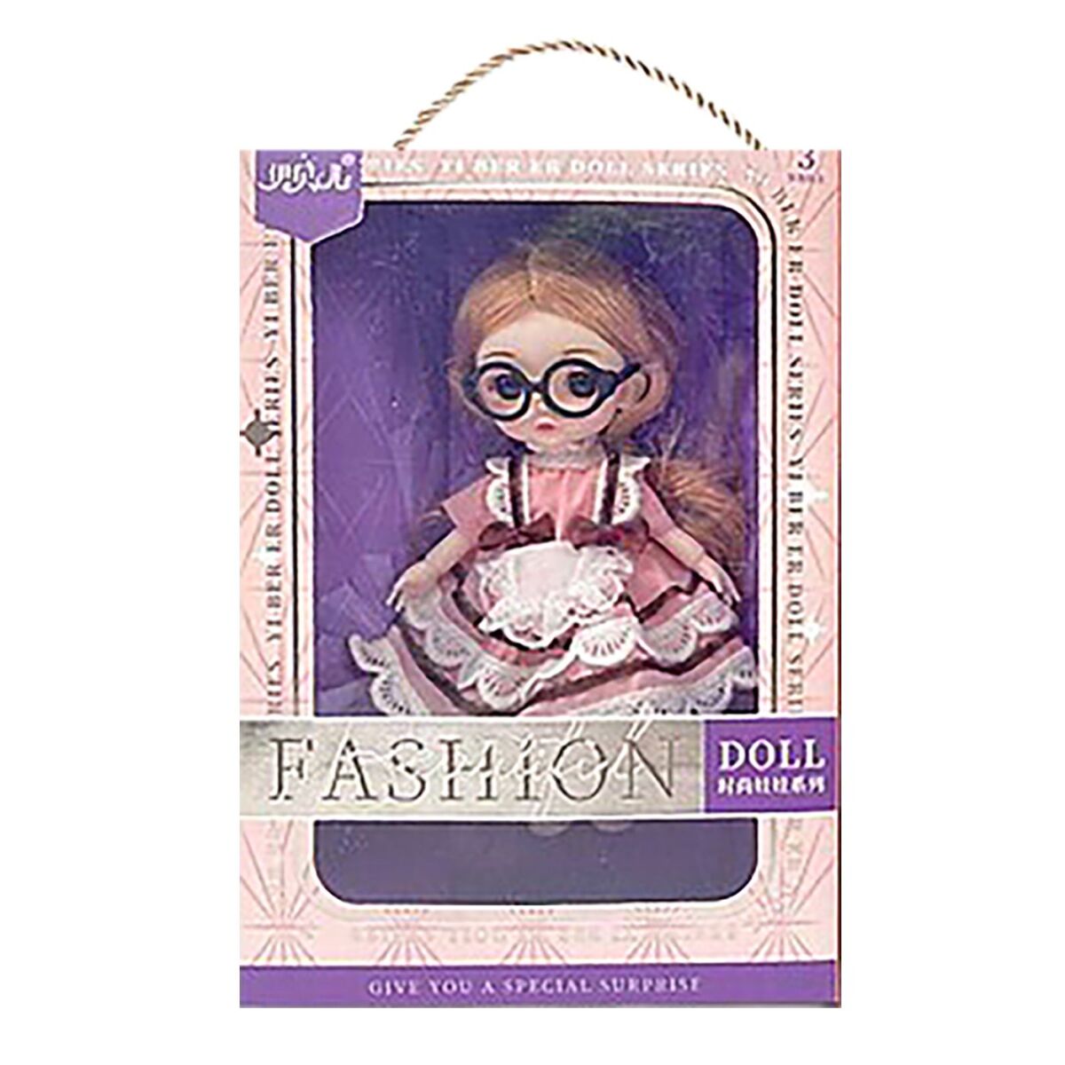 Κούκλα 16cm Fashion με Γυαλιά 15x22x6cm ToyMarkt 98259 - Image 2