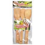 Zitaget Photo of Κουτάλες Bamboo σετ=3 τεμ 28cm Homie 1002133