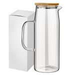 Zitaget Photo of Κανάτα Borosilicate με Bamboo 1lt Homie 1002189