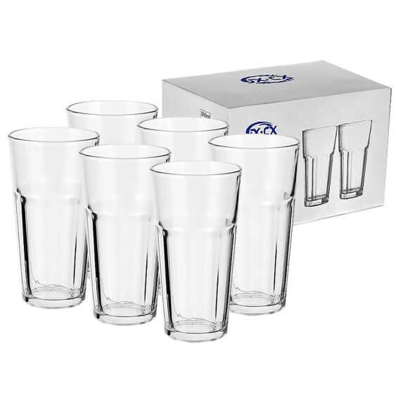 Zitaget Photo of Ποτήρι Νερού Μεγάλο σετ=6τεμ 14x7cm 300ml Homie 100336