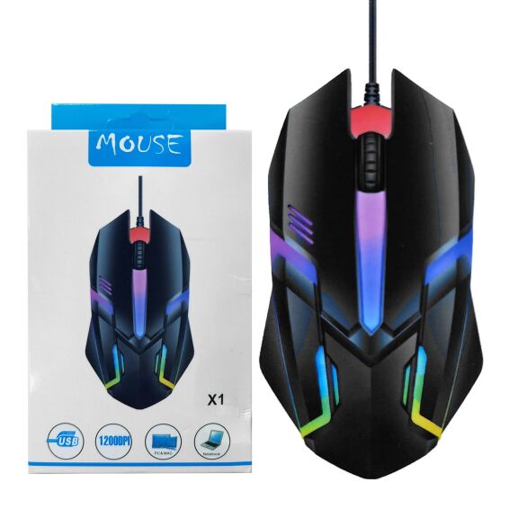 Zitaget Photo of Ποντίκι Gaming Ενσύρματο RGB  JustNote 10972