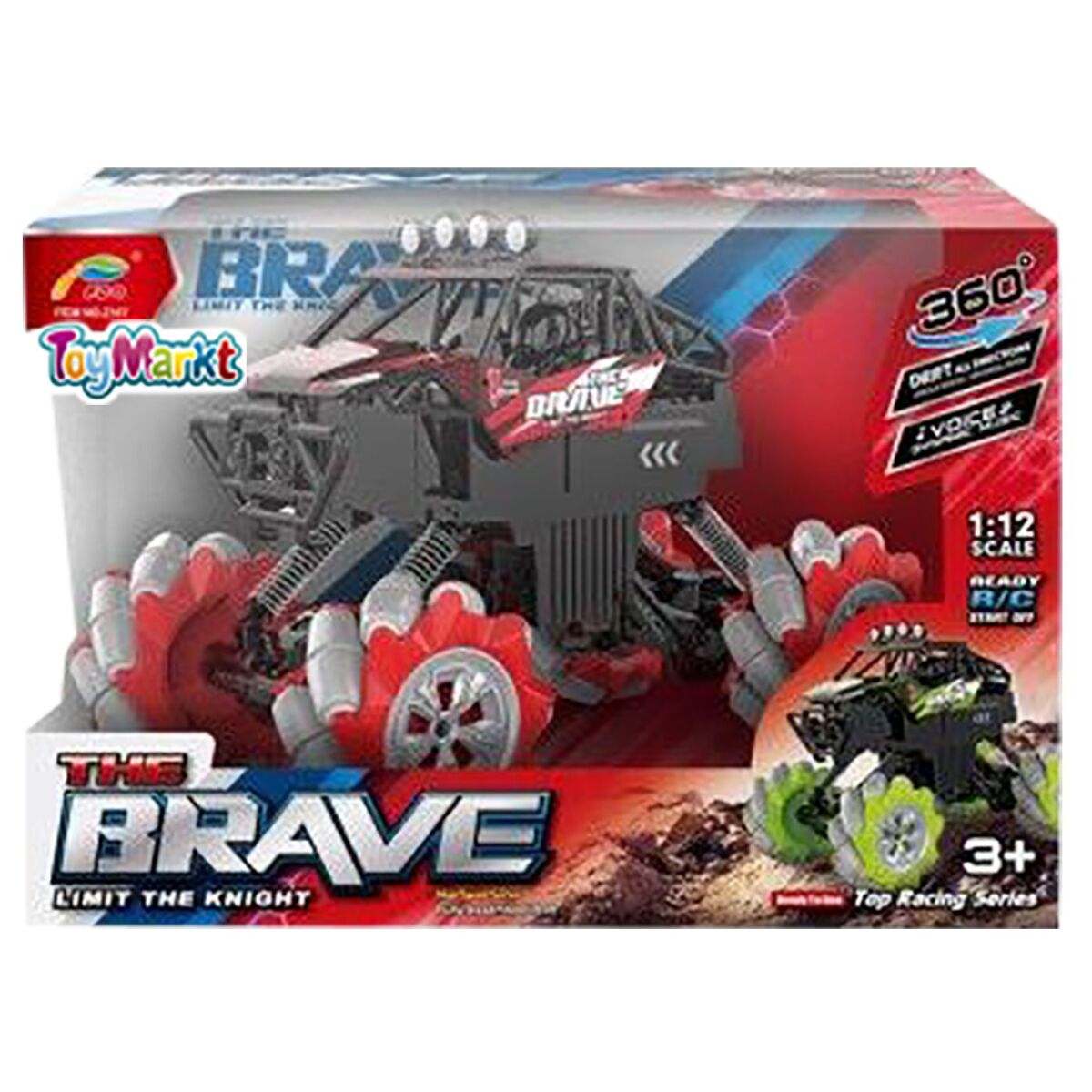 Τηλεκατευθυνόμενο Όχημα Brave με usb & Επαναφορτιζόμενη 37x25x21cm ToyMarkt 88733 - Image 2
