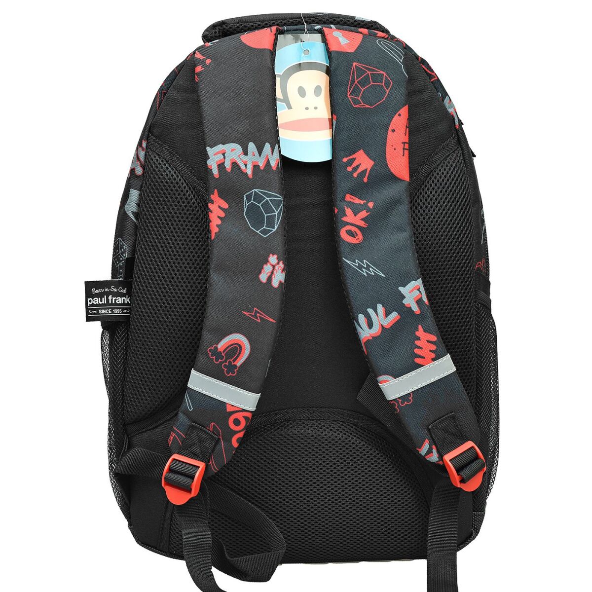 Σακίδιο Οβαλ Paul Frank Graffiti 48x30x28cm 30lt Gim 346-85031 - Image 2