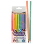 Zitaget Photo of Ξυλομπογιές Carioca Pastel 12 Χρωμάτων  Carioca 43034
