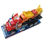 Φορτηγό Friction με 2 Δομικά Οχήματα 26x12x8cm ToyMarkt 902288 - Image 2