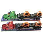 Zitaget Photo of Νταλίκα Friction με 2 Δομικά Οχήματα 43x11x8cm ToyMarkt 902289